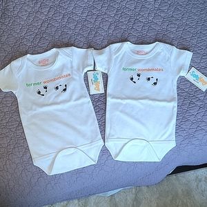 NWT Onesees for twins, 6-12mo